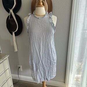 Cloth & Stone Light Blue Mini Dress